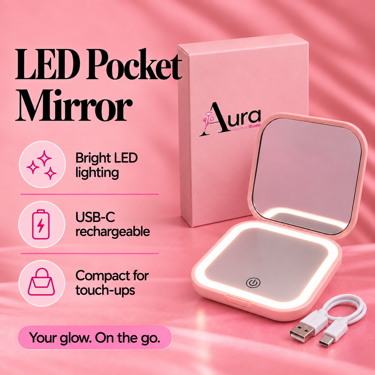 Aura Halo LED Mirror